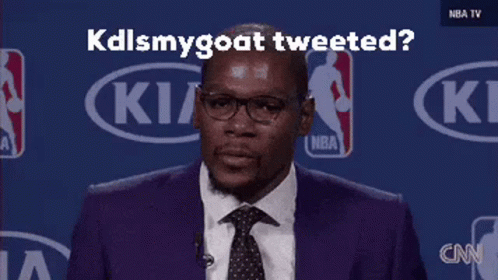 A Man In A Suit And Tie Says Kdlsmygoat Tweeted ? You Da Real Mvp .. GIF