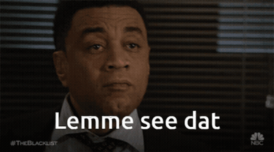 A Man In A Suit And Tie Says " Lemme See Dat " While Clapping GIF