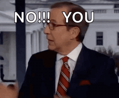 A Man In A Suit And Tie Says No You GIF