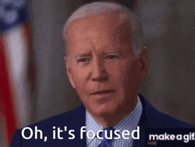 A Man In A Suit And Tie Says Oh It 'S Focused Make A Gif