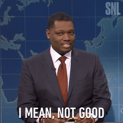 A Man In A Suit And Tie Says That He 'S Not Good GIF