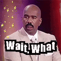 A Man In A Suit And Tie Says Wait What . GIF