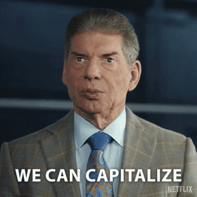 A Man In A Suit And Tie Says We Can Capitalize On Netflix GIF