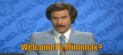 A Man In A Suit And Tie Says " Welcome To Minmax " In Front Of A Channel 4 News Background GIF