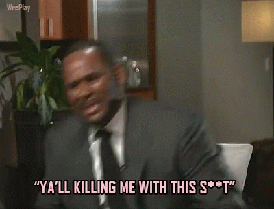 A Man In A Suit And Tie Says " Ya 'Ll Killing Me With This S***t " GIF