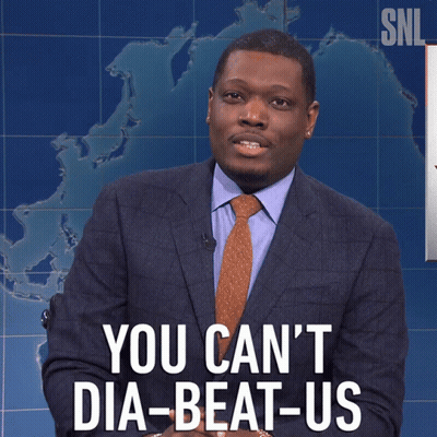 A Man In A Suit And Tie Says You Can T Dia-Beat-Us GIF