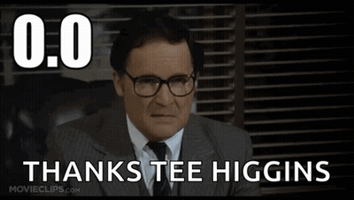A Man In A Suit And Tie With Glasses Says Thanks Tee Higgins GIF
