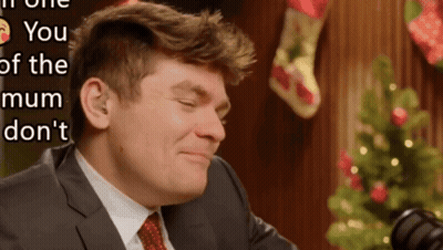 A Man In A Suit And Tie With The Words You Of The Mum Don T GIF