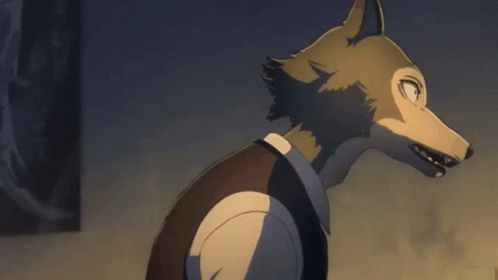 A Man In A Suit Holds The Tail Of Another Man GIF