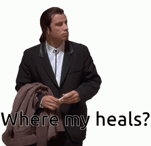 A Man In A Suit Is Holding A Jacket And The Words " Where My Heals " Are Above Him GIF