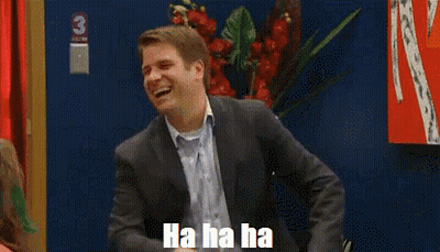 A Man In A Suit Is Pointing At A Child While Saying `` And That 'S Not Funny At All . '' GIF