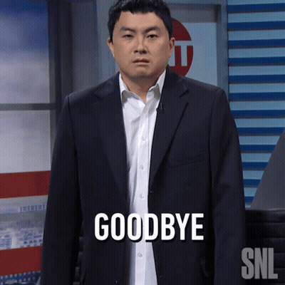 A Man In A Suit Is Saying Goodbye GIF