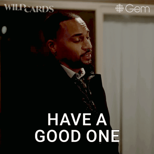A Man In A Suit Is Saying Have A Good One GIF