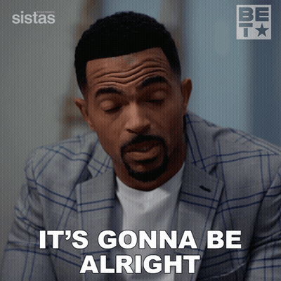 A Man In A Suit Is Saying " It 'S Gonna Be Alright " GIF