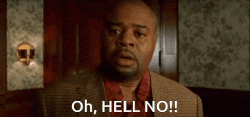 A Man In A Suit Is Saying Oh Hell No ! GIF