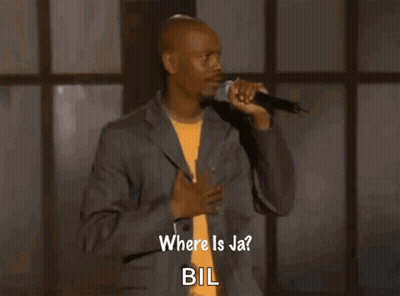 A Man In A Suit Is Singing Into A Microphone And Says Where Is Jabil GIF