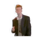 A Man In A Suit Is Standing In Front Of A Microphone And Singing . Sticker
