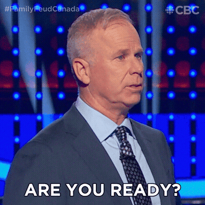 A Man In A Suit Says Are You Ready GIF