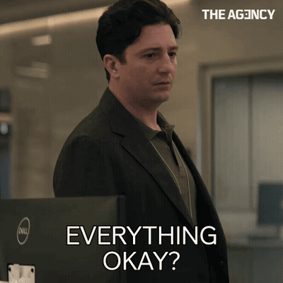 A Man In A Suit Says Everything Okay GIF