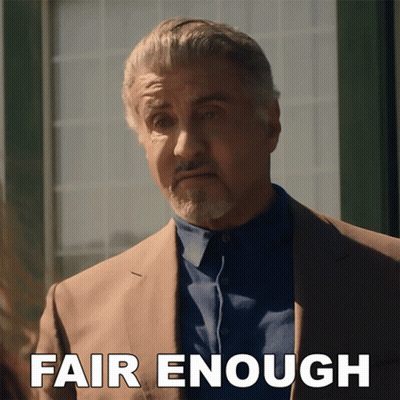 A Man In A Suit Says Fair Enough GIF