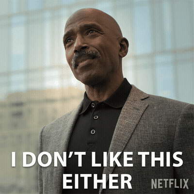 A Man In A Suit Says I Don T Like This Either GIF