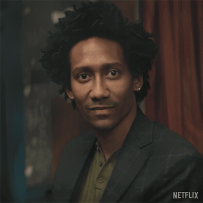 A Man In A Suit Says I Erased It In A Netflix Advertisement GIF