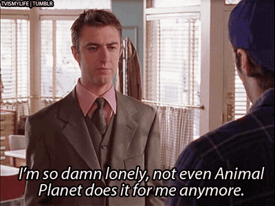 A Man In A Suit Says I 'M So Damn Lonely GIF
