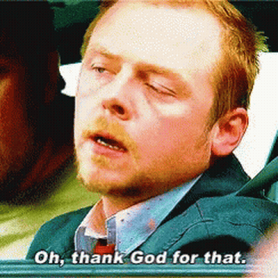 A Man In A Suit Says Oh Thank God For That GIF