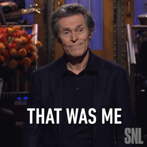 A Man In A Suit Says That Was Me On The Screen GIF