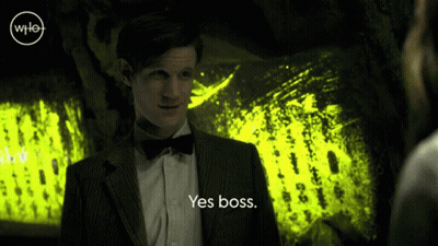 A Man In A Suit Says Yes Boss GIF