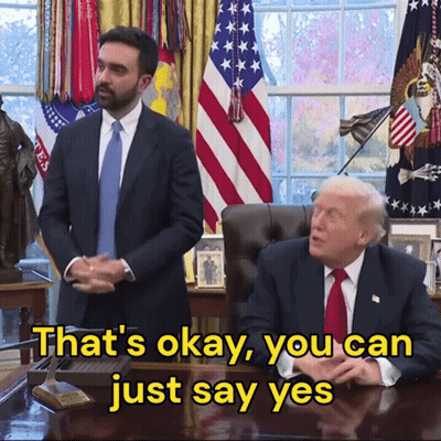 A Man In A Suit Stands Next To A Man In A Suit And Tie And Says That 'S Okay GIF