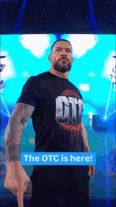 A Man In A T-Shirt That Says Dtf Is Pointing GIF