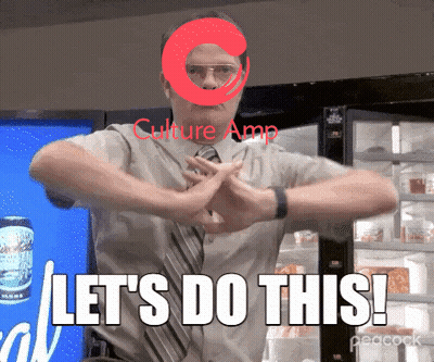 A Man In A Tie Says Let 'S Do This In Front Of A Refrigerator GIF