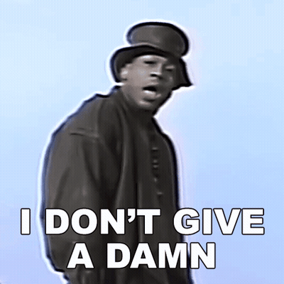 A Man In A Top Hat Says " I Don T Give A Damn " GIF