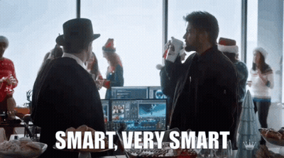 A Man In A Top Hat Says Smart Very Smart In Front Of A Computer GIF