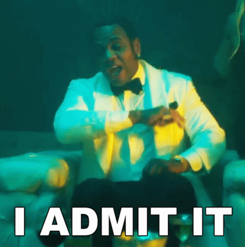 Man In Tuxedo Saying I Admit It GIF