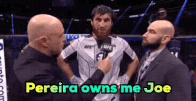 A Man In A Ufc Jersey Is Being Interviewed GIF