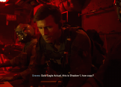 A Man In A Video Game Is Talking To Another Man GIF