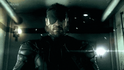 A Man In A Video Game With Konami On The Bottom GIF