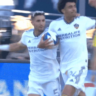 A Man In A White Herbalife Nutrition Jersey Holds A Ball GIF