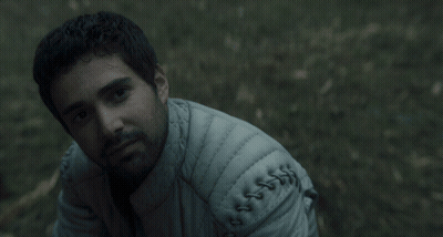 A Man In A White Jacket Says " Do N't You Think " In White Letters GIF