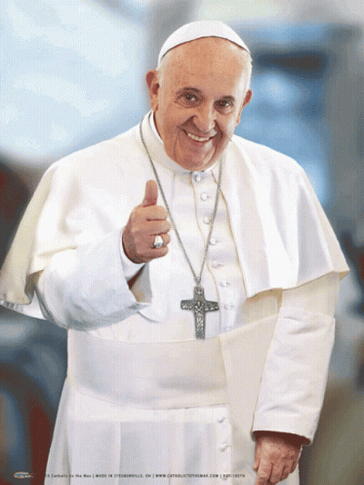 A Man In A White Robe Is Giving A Thumbs Up Sign GIF