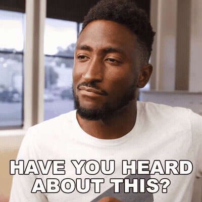 A Man In A White Shirt Is Asking If He Has Heard About This GIF