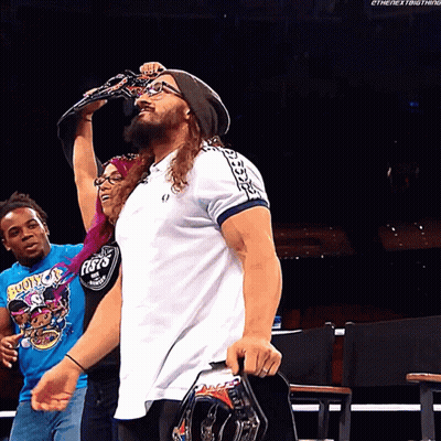 A Man In A White Shirt With The Word Rays On The Arm GIF