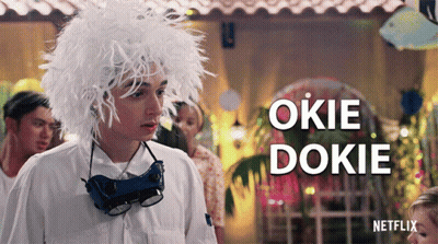 A Man In A White Wig Says Okie Dokie GIF