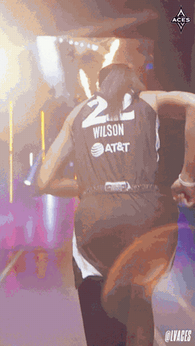 A Man In A Wilson Jersey Is Dancing GIF