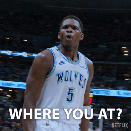 A Man In A Wolves Jersey Is Asking Where You At GIF