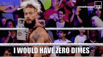 A Man In A Wrestling Ring Says I Would Have Zero Dimes In Front Of A Crowd GIF