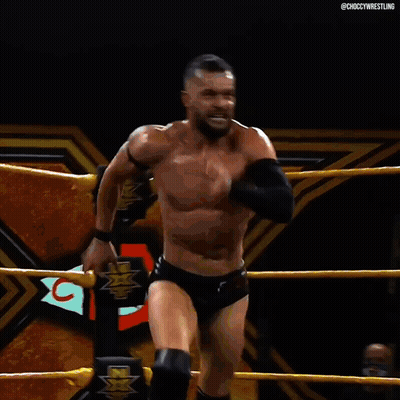 A Man In A Wrestling Ring With The Hashtag Choccywrestling On The Bottom GIF