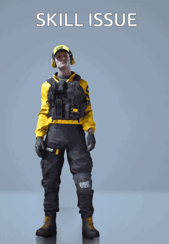A Man In A Yellow Jacket Is Standing Next To A Blackboard That Says I Win You Lose GIF